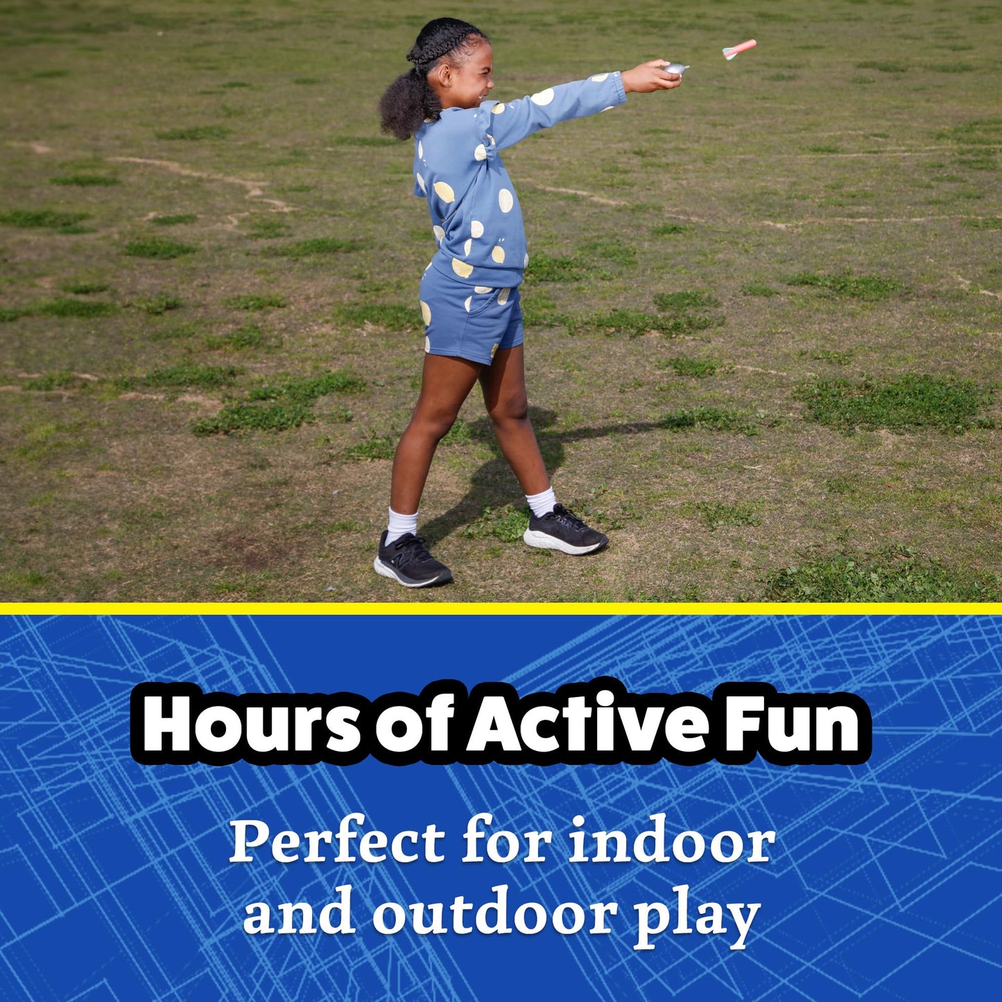 Stomp Rocket Squeeze Rocket 8-Player Party Pack | 8 Launchers & 40 Foam Rockets