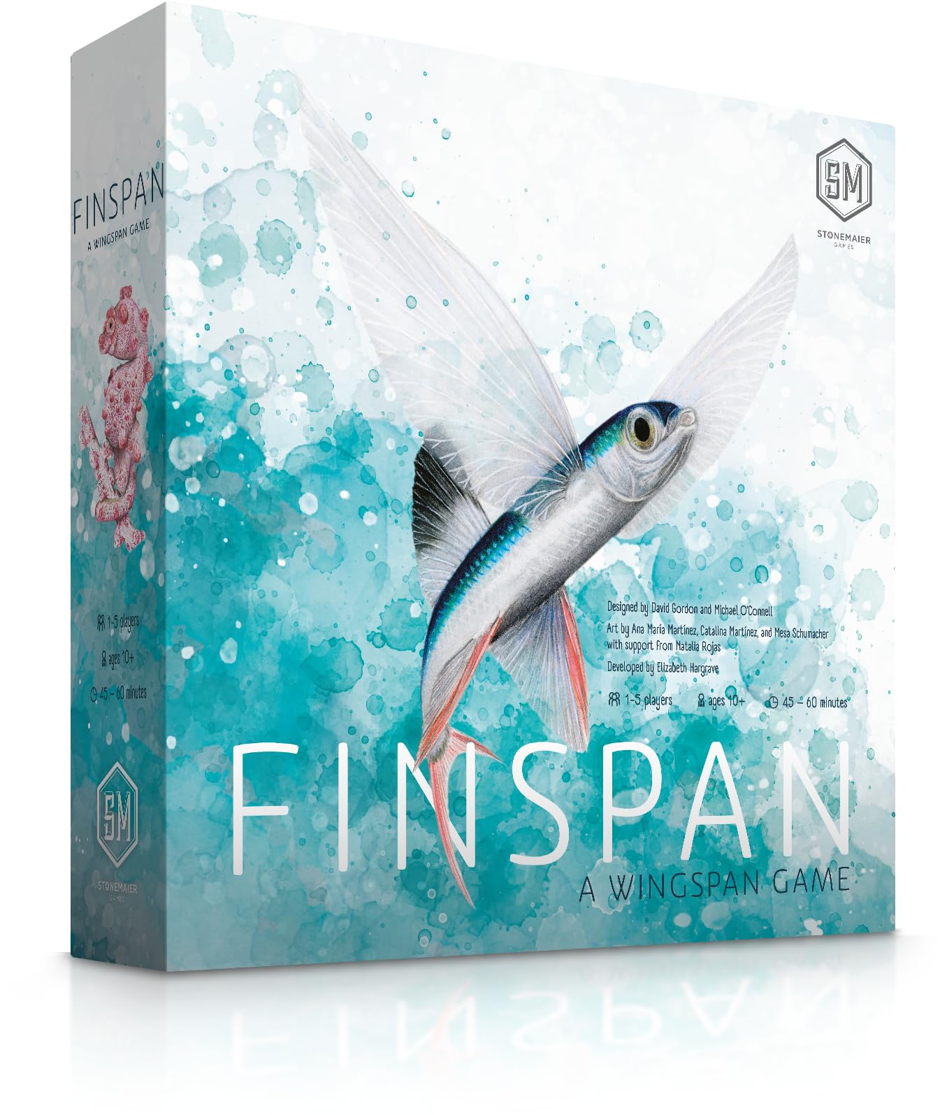 Stonemaier Finspan – Wingspan-Inspired Ocean Strategy Game for 1-5 Players | About 60 Minutes