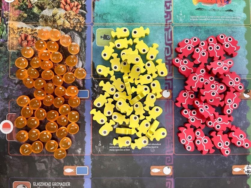 Stonemaier Games Finspan Upgrade Pack – Squishy Eggs & Wooden Fish Tokens