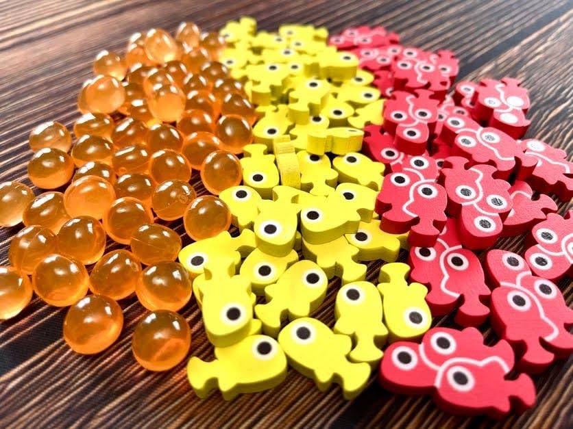 Stonemaier Games Finspan Upgrade Pack – Squishy Eggs & Wooden Fish Tokens