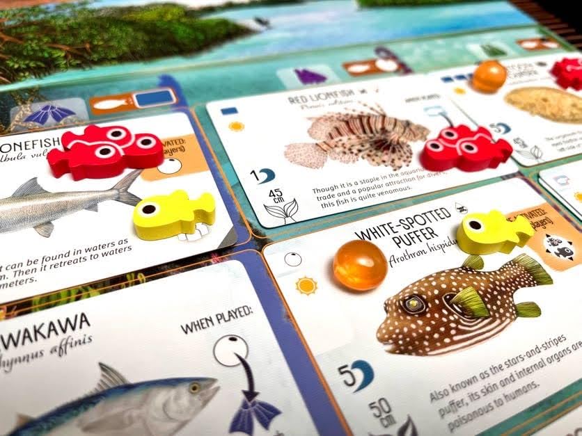 Stonemaier Games Finspan Upgrade Pack – Squishy Eggs & Wooden Fish Tokens