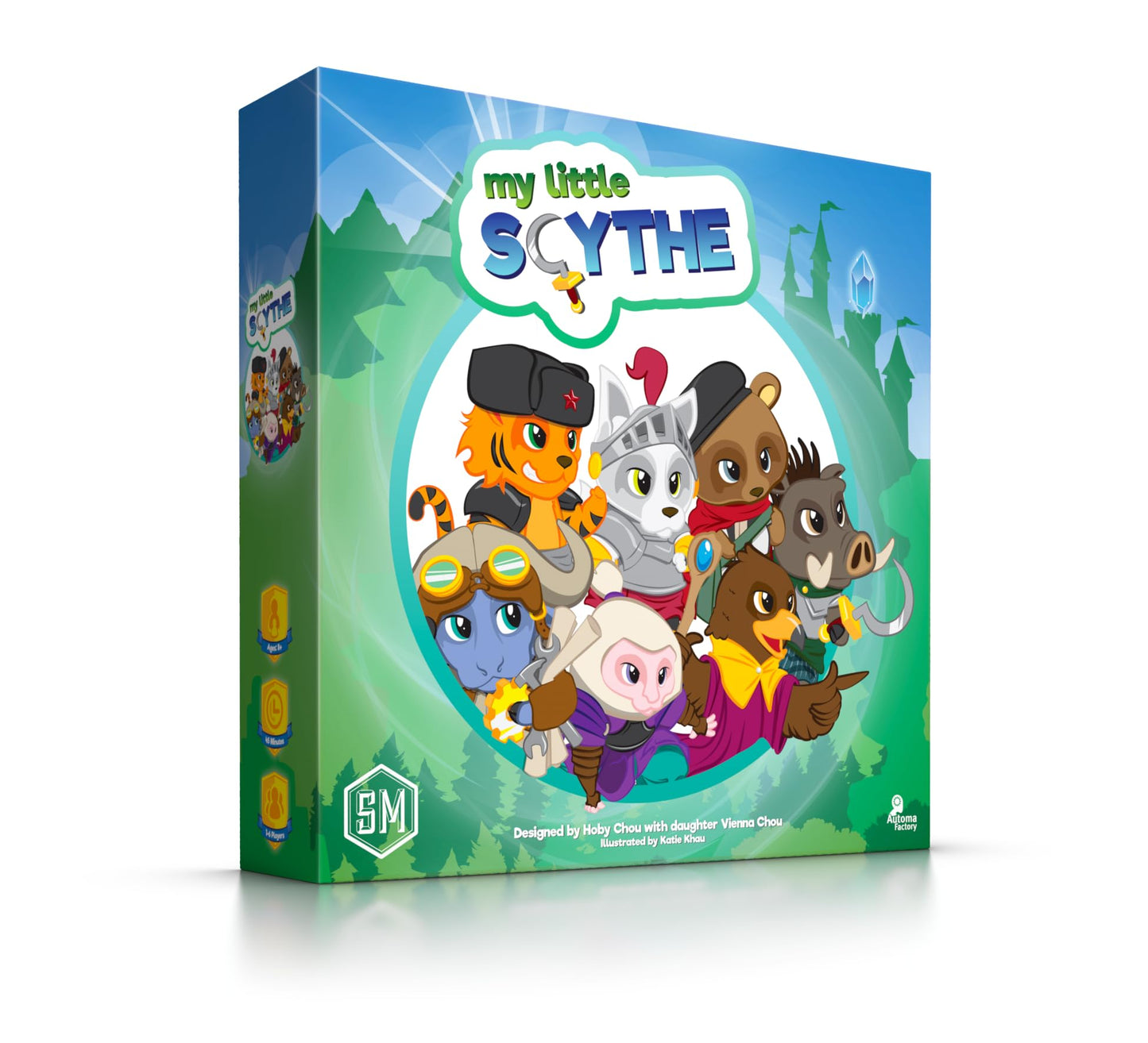 Stonemaier Games: My Little Scythe – Family Strategy Board Game for 1-6 Players | 60 Mins
