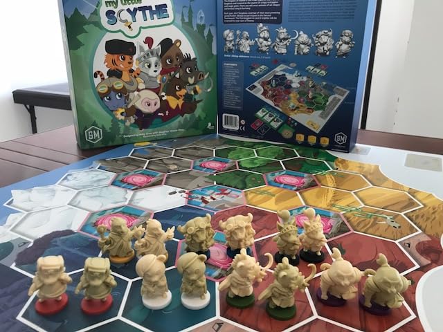 Stonemaier Games: My Little Scythe – Family Strategy Board Game for 1-6 Players | 60 Mins
