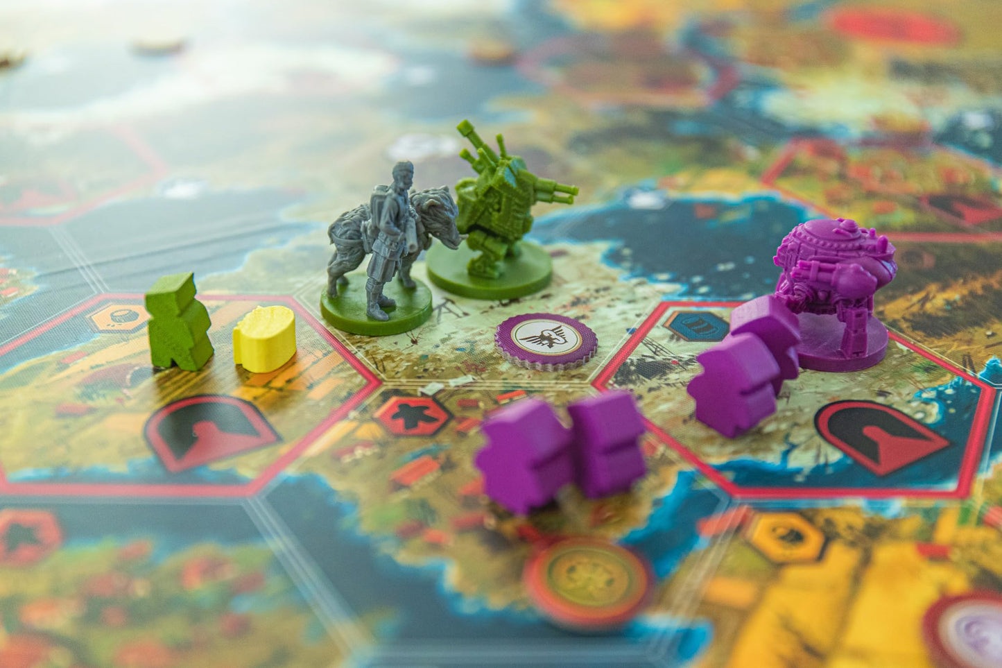 Stonemaier Games Scythe: Invaders from Afar Expansion – Albion & Togawa Factions, 1-7 Players | 140 Minutes