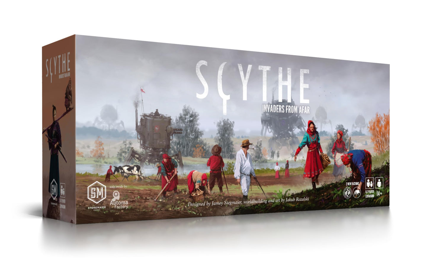 Stonemaier Games Scythe: Invaders from Afar Expansion – Albion & Togawa Factions, 1-7 Players | 140 Minutes