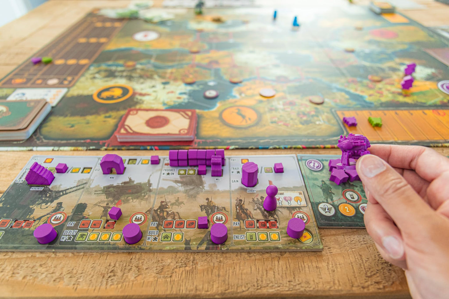 Stonemaier Games Scythe: Invaders from Afar Expansion – Albion & Togawa Factions, 1-7 Players | 140 Minutes