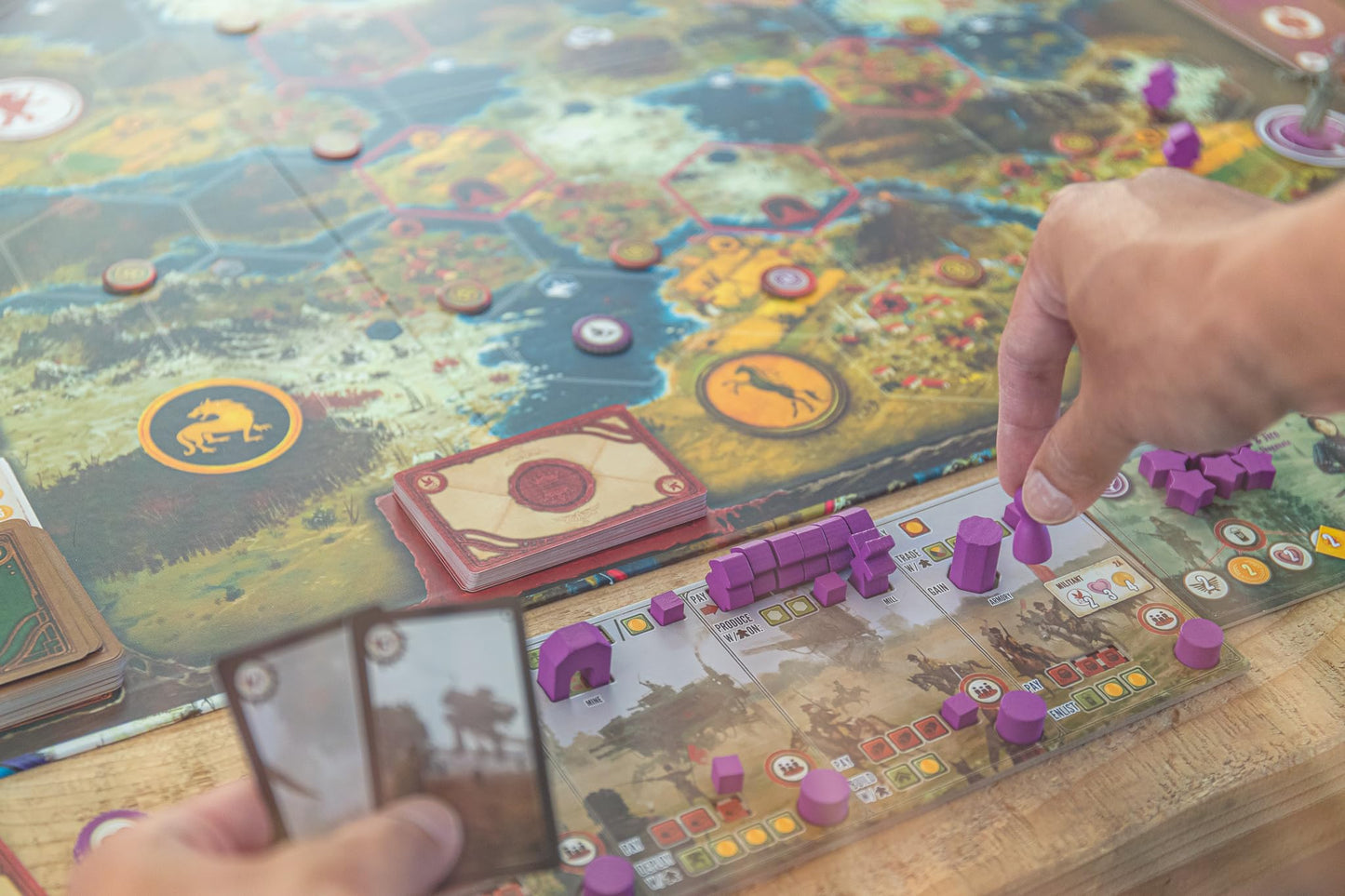 Stonemaier Games Scythe: Invaders from Afar Expansion – Albion & Togawa Factions, 1-7 Players | 140 Minutes