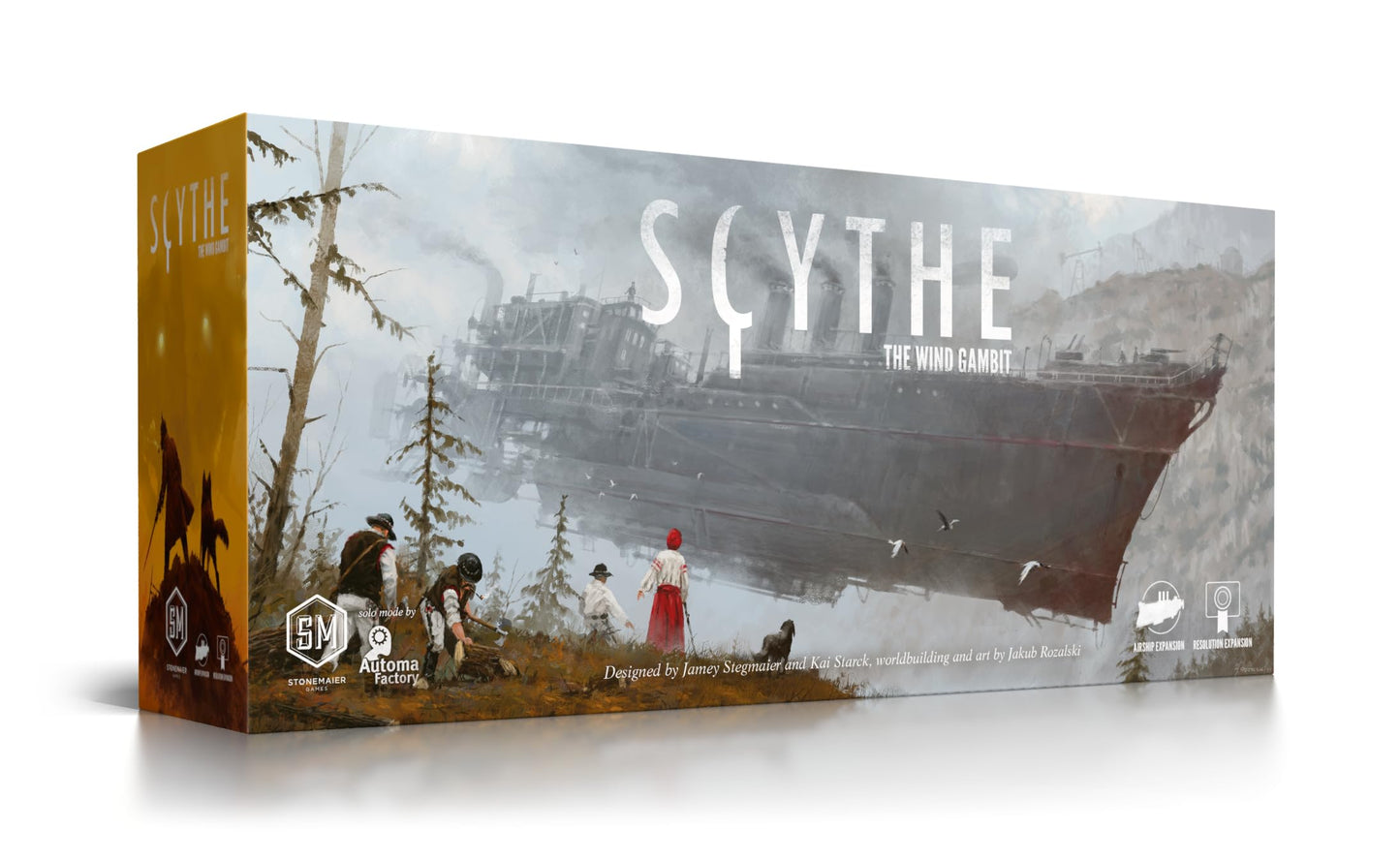 Scythe: The Wind Gambit Expansion by Stonemaier Games — Airships & Resolution Modules for 1–5 Players (90–120 mins)
