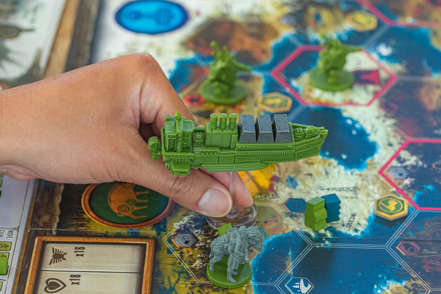 Scythe: The Wind Gambit Expansion by Stonemaier Games — Airships & Resolution Modules for 1–5 Players (90–120 mins)