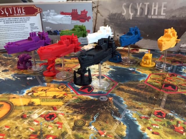 Scythe: The Wind Gambit Expansion by Stonemaier Games — Airships & Resolution Modules for 1–5 Players (90–120 mins)