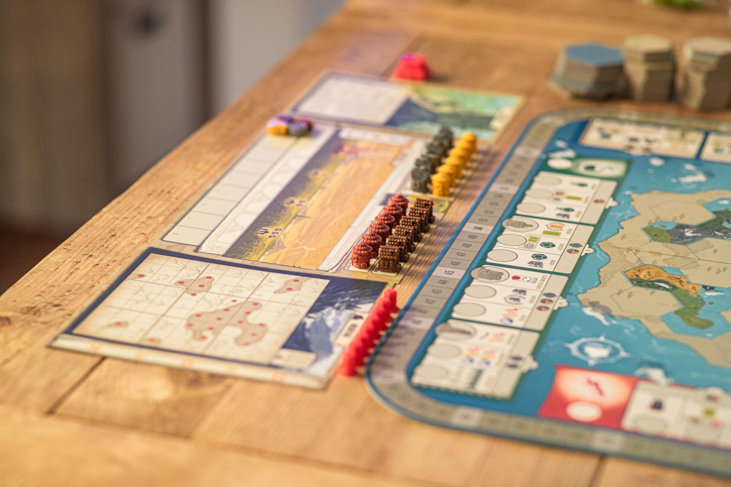 Stonemaier Games: Tapestry (Base Game) by Jamey Stegmaier | Civilization Building Strategy Board Game for 1–5 Players | 90–120 Minutes