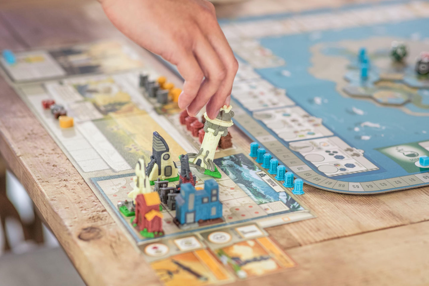 Stonemaier Games: Tapestry (Base Game) by Jamey Stegmaier | Civilization Building Strategy Board Game for 1–5 Players | 90–120 Minutes