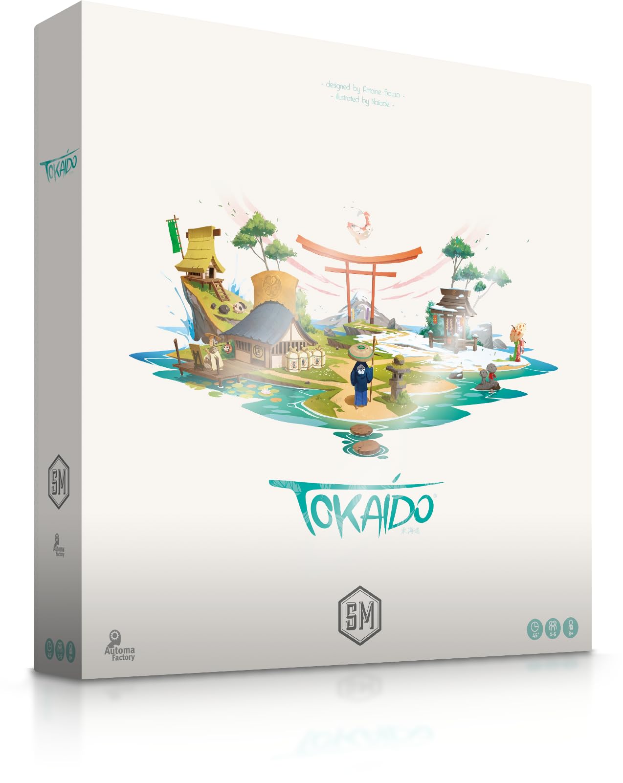 Stonemaier Games: Tokaido (Base Game) by Antoine Bauza – Zen Travel Strategy for 1-5 Players, 45 Minutes