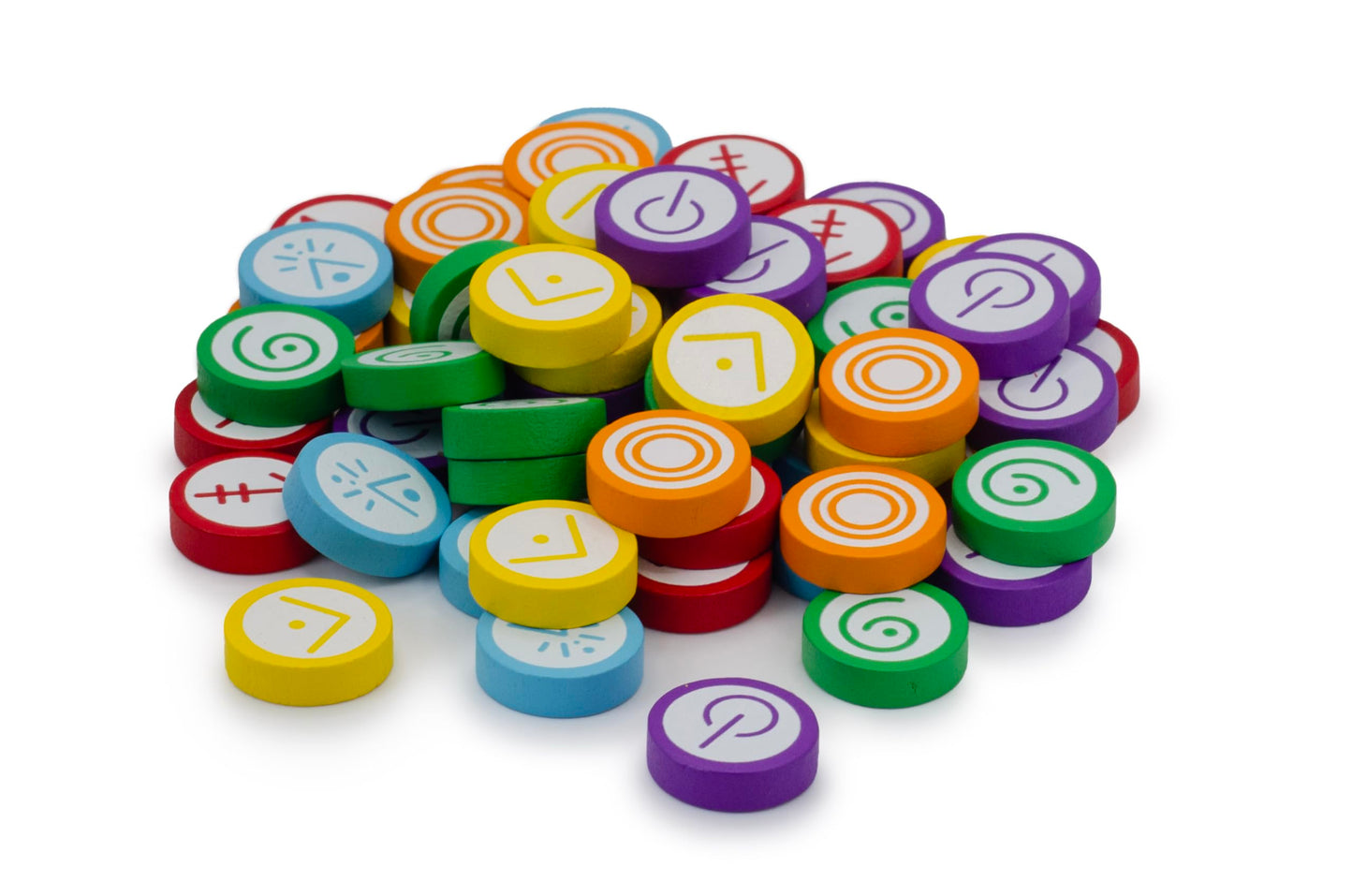 Stonemaier Games Vantage Wooden Skill Token Upgrade Pack – 60 Tokens