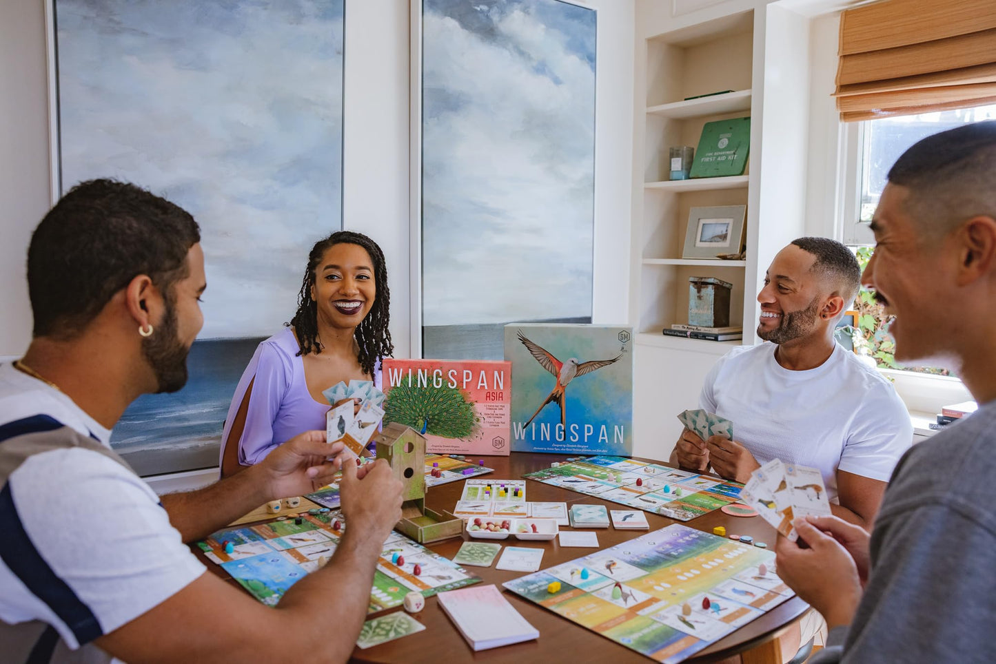 Stonemaier Games: Wingspan Asia by Elizabeth Hargrave | Standalone or Wingspan Expansion | 1-2 Players, 45-70 Mins
