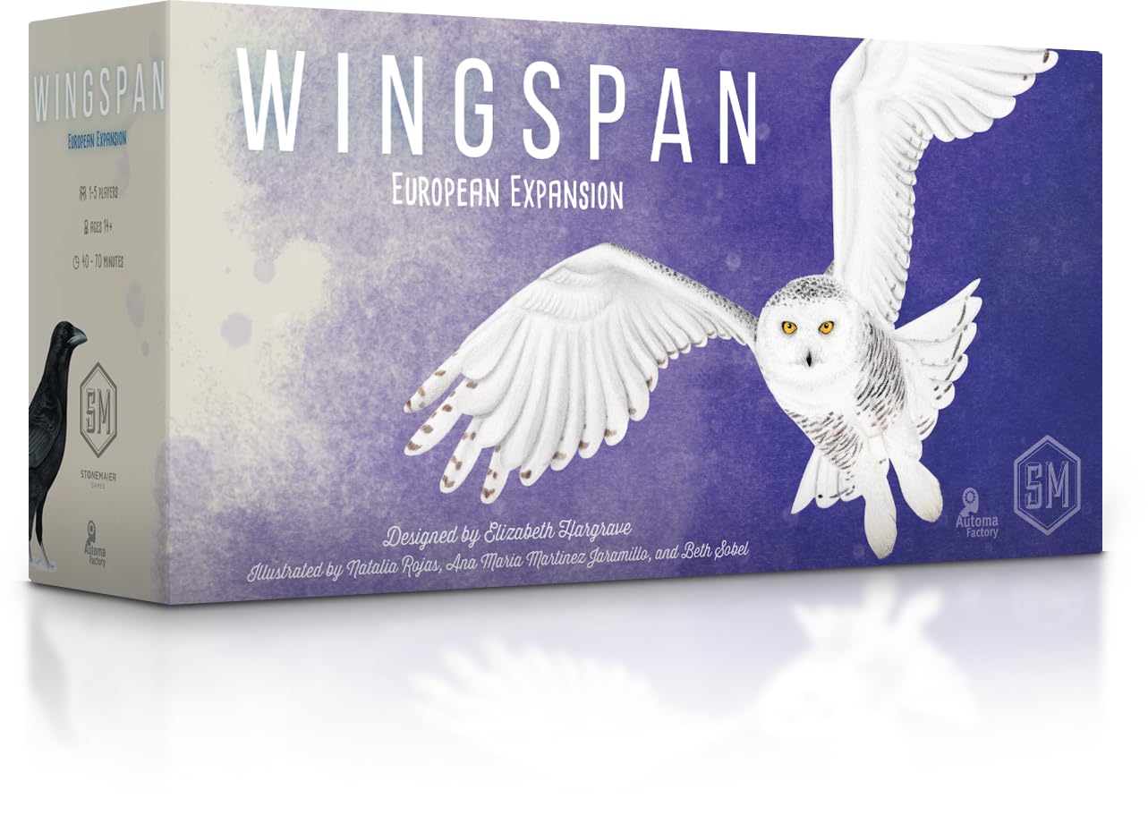 Stonemaier Wingspan European Expansion – 81 New Birds, New Eggs & Goals