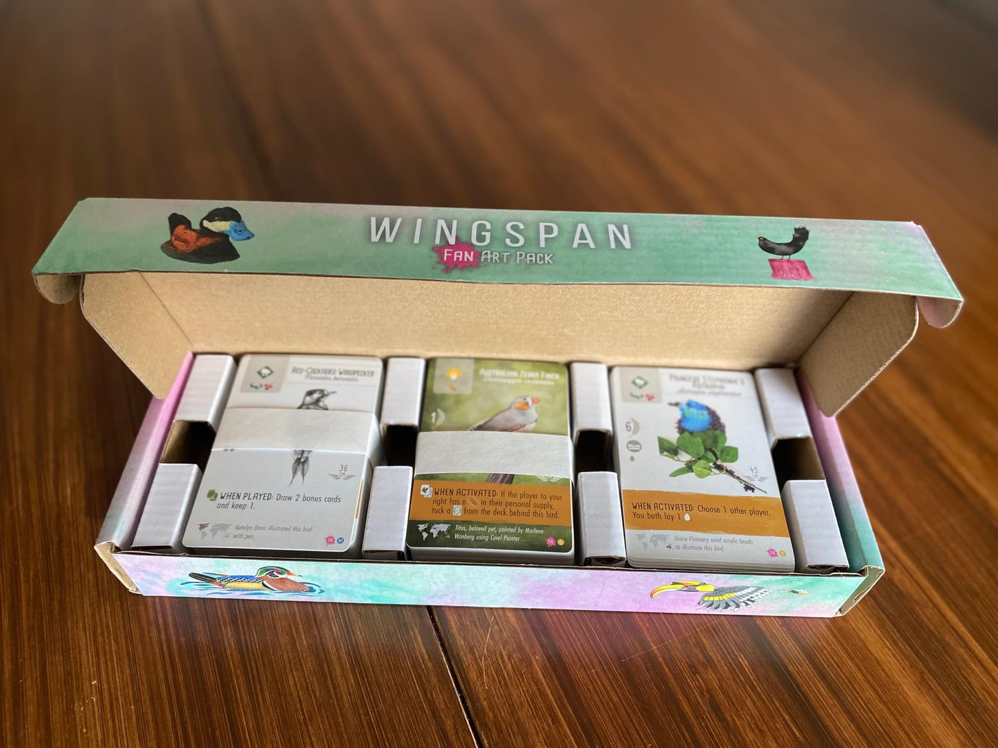 Wingspan Fan Art Pack by Stonemaier - 255 Unique Cards (No New Birds, Base Game Required)