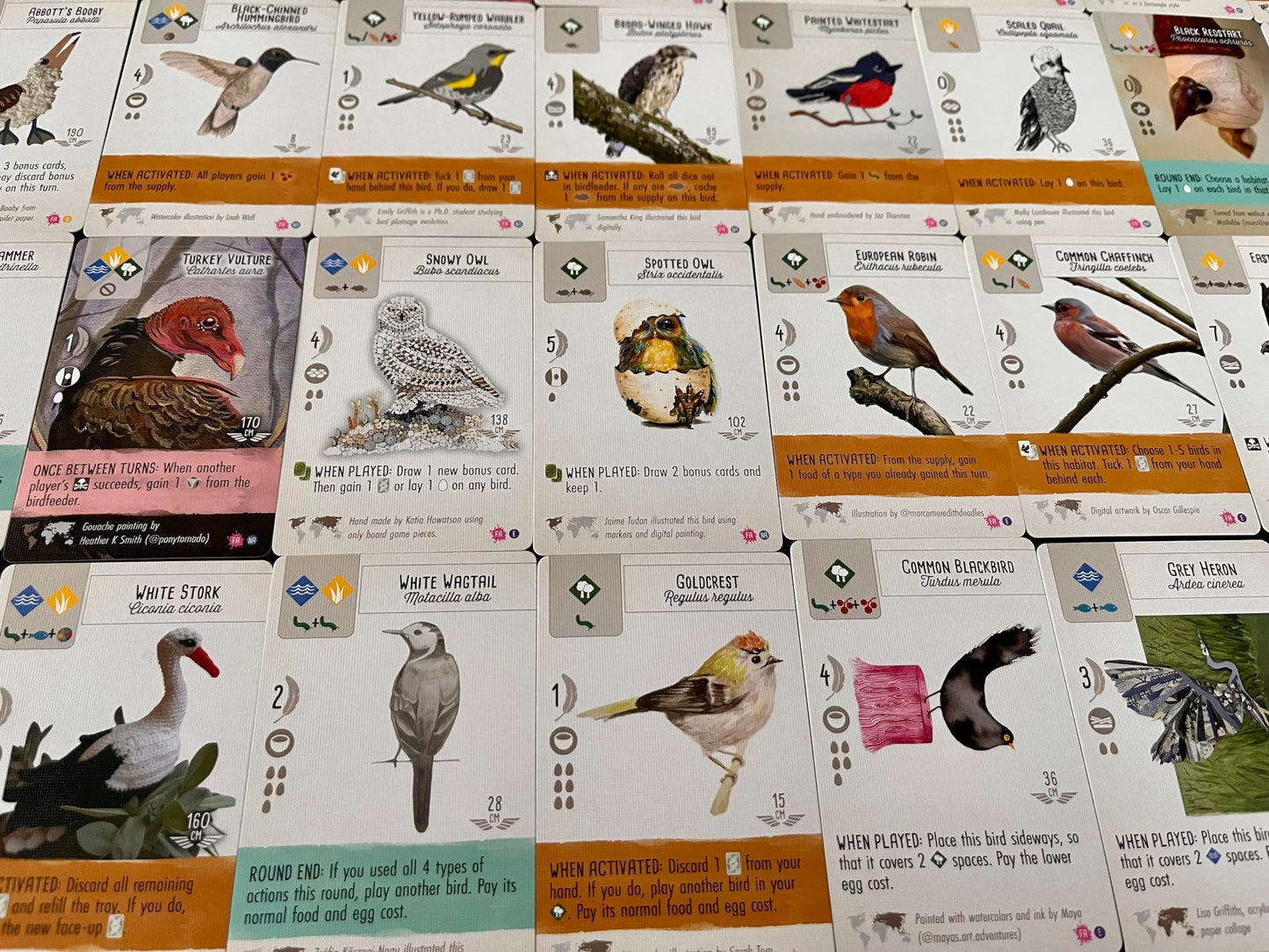 Wingspan Fan Art Pack by Stonemaier - 255 Unique Cards (No New Birds, Base Game Required)