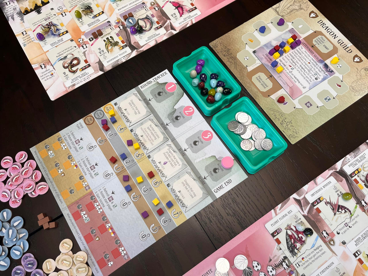 Stonemaier Games: Wyrmspan Expansion – Dragon Academy | New Fledgling Dragons & Training Abilities | 1-5 Players