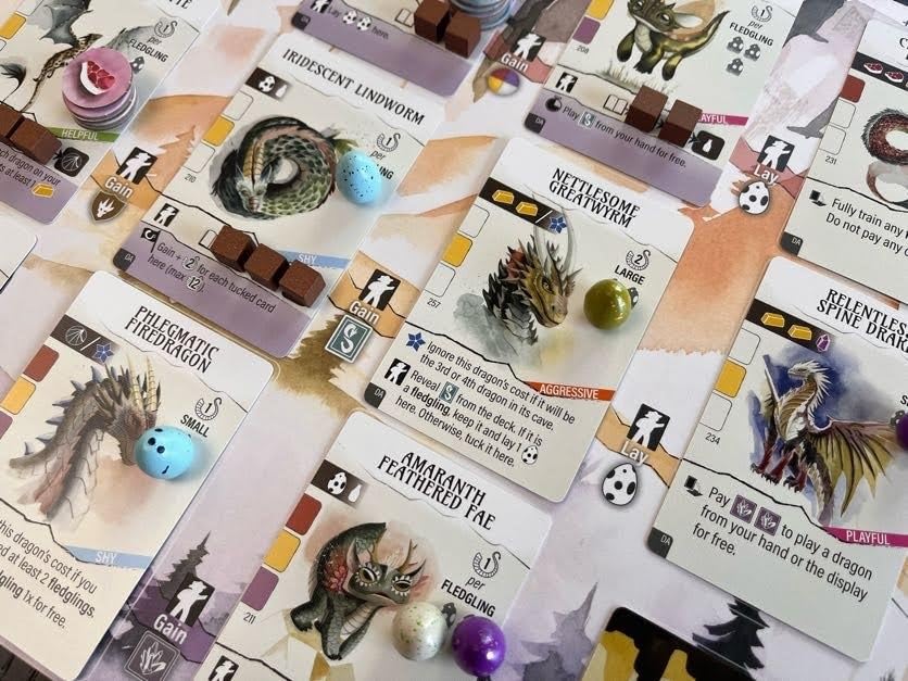 Stonemaier Games: Wyrmspan Expansion – Dragon Academy | New Fledgling Dragons & Training Abilities | 1-5 Players