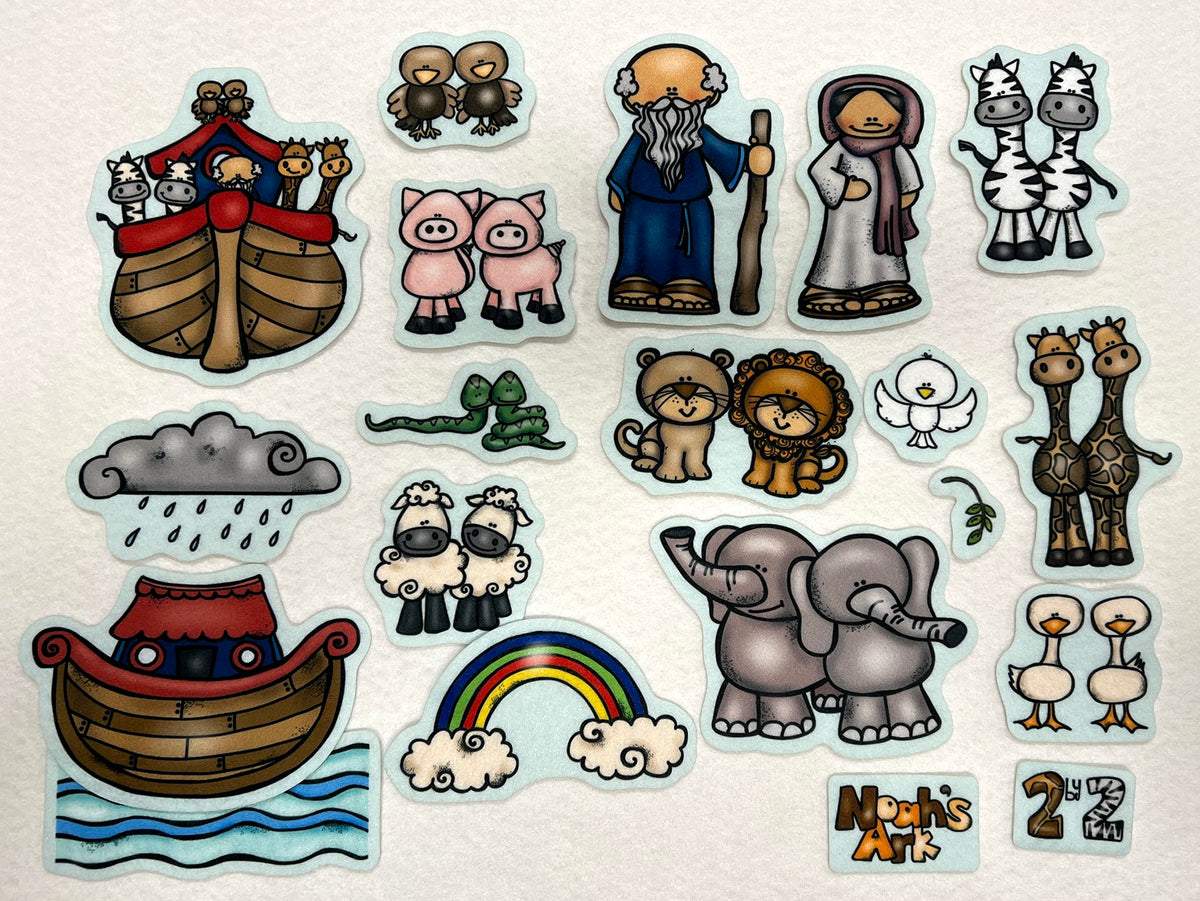 Noah's Ark Felt Story Set – 20 Pieces | Story Time Felts