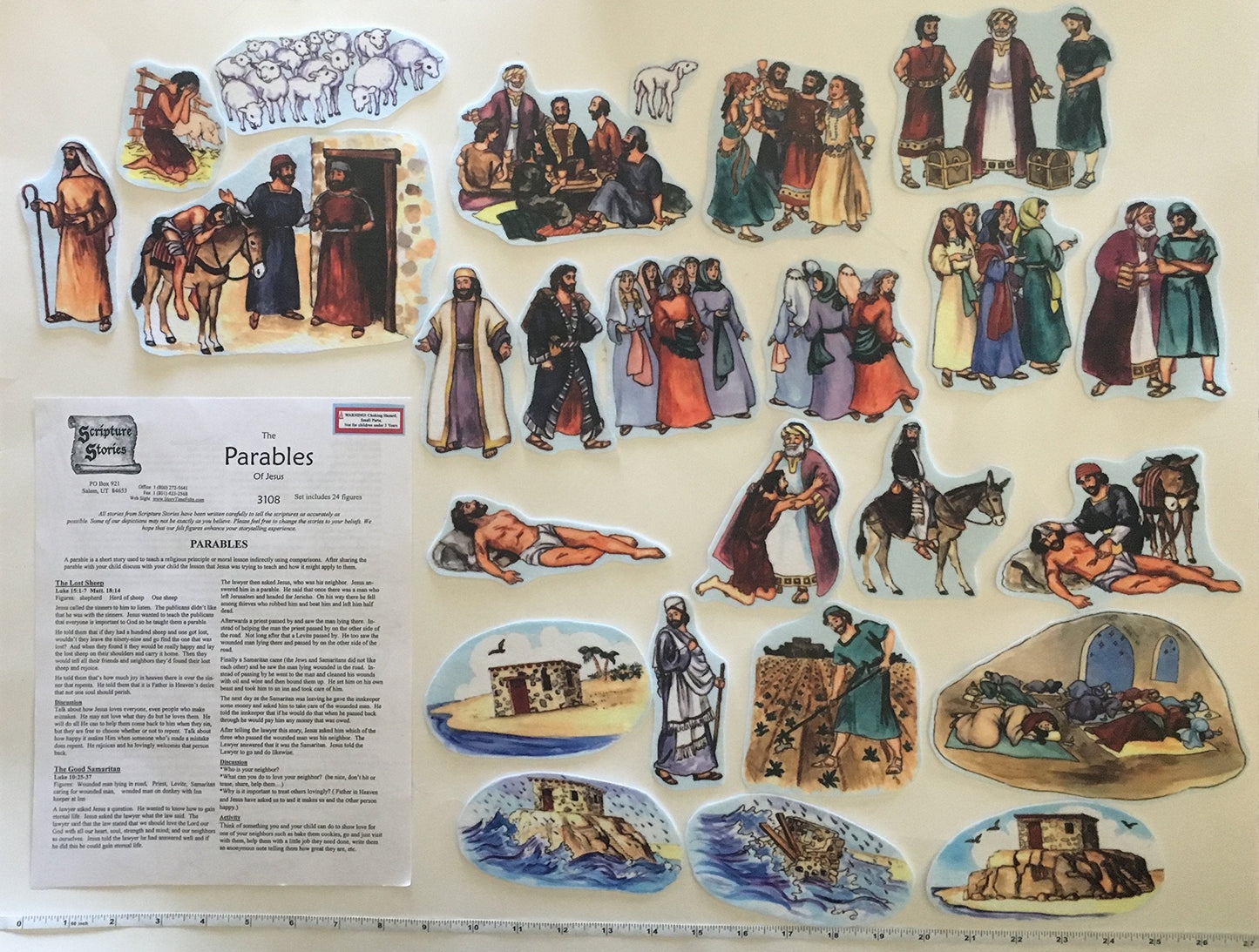 Story Time Felts – The Parables of Jesus Felt Figures (Precut)