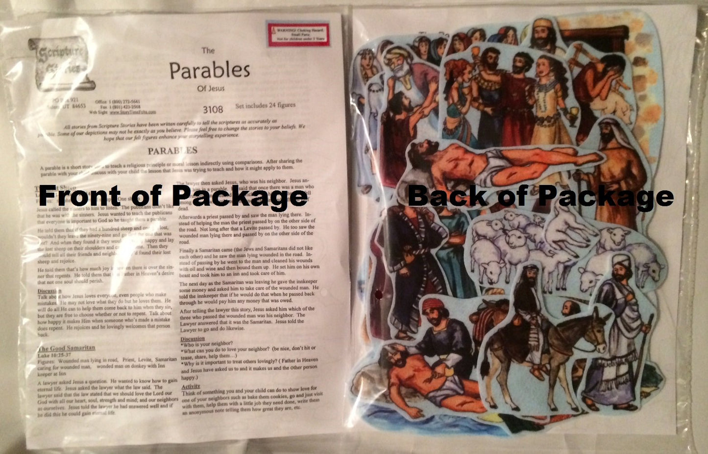 Story Time Felts – The Parables of Jesus Felt Figures (Precut)