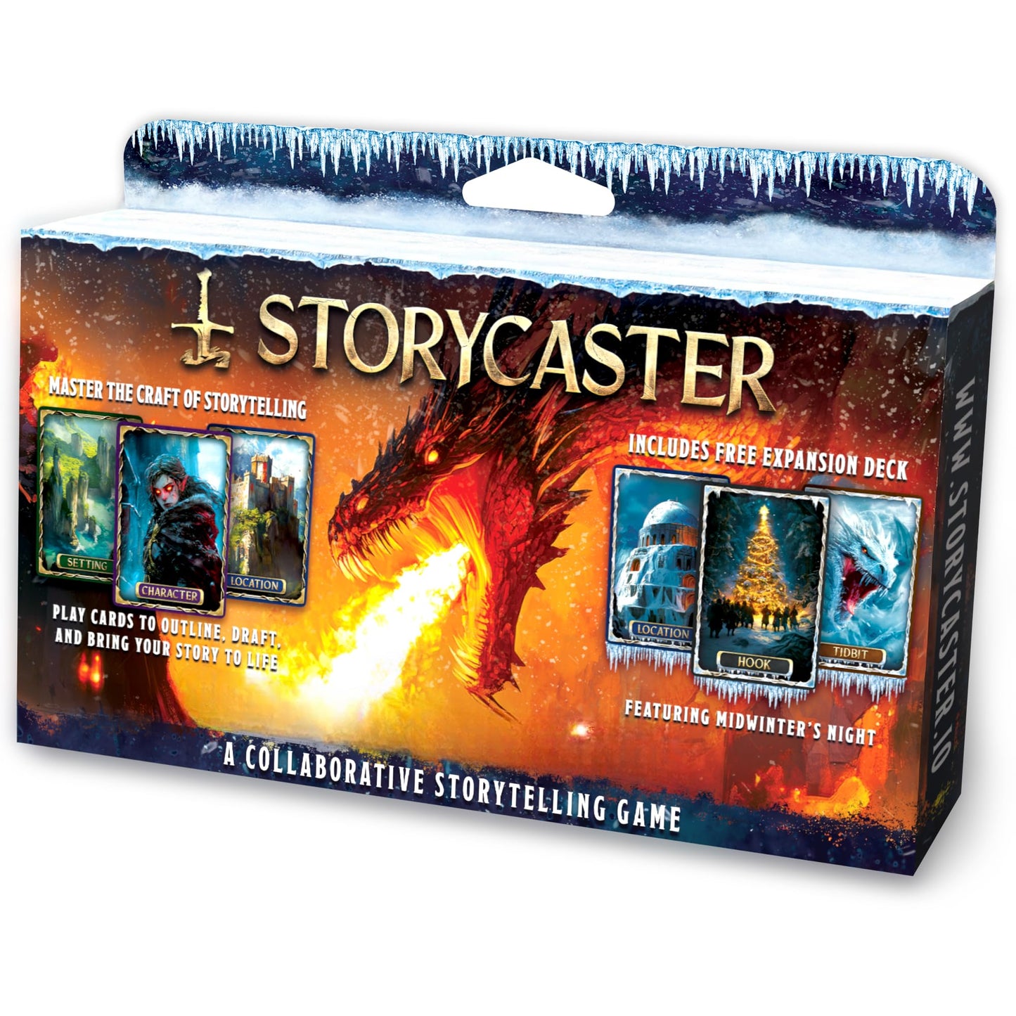 Storycaster Fantasy I Starter Deck – Storytelling Card Game with Free Midwinter Nights Expansion Pack (151 Cards) | STORYCASTER