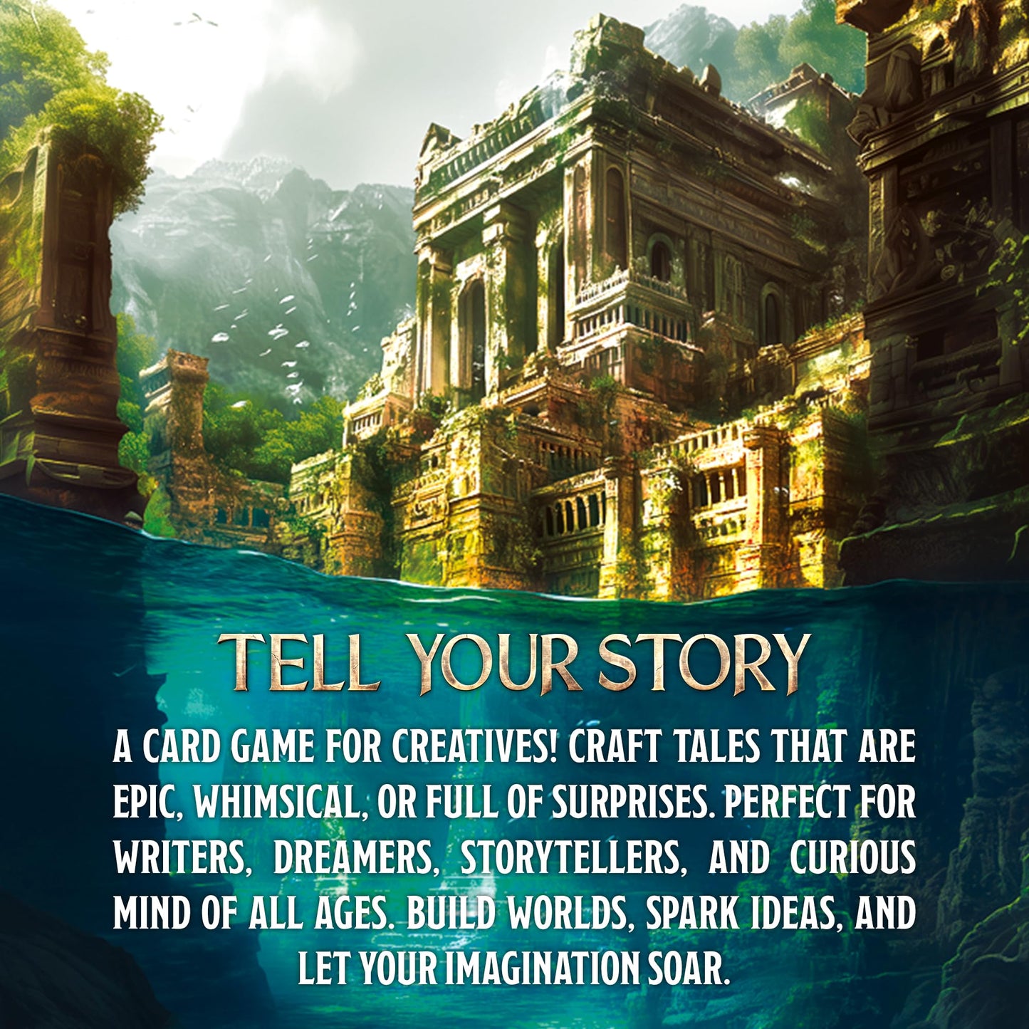 Storycaster Fantasy I Starter Deck – Storytelling Card Game with Free Midwinter Nights Expansion Pack (151 Cards) | STORYCASTER