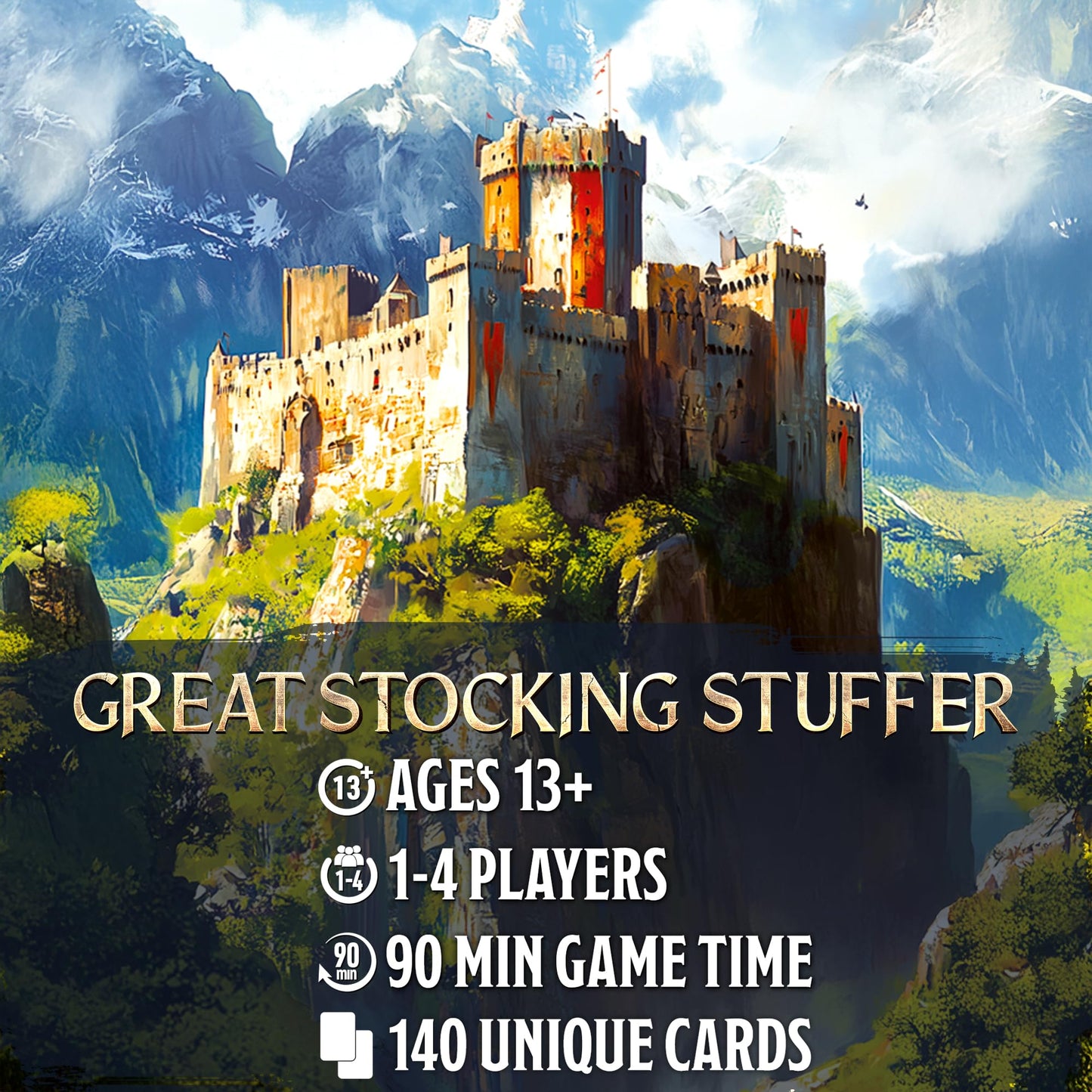 Storycaster Fantasy I Starter Deck – Storytelling Card Game with Free Midwinter Nights Expansion Pack (151 Cards) | STORYCASTER