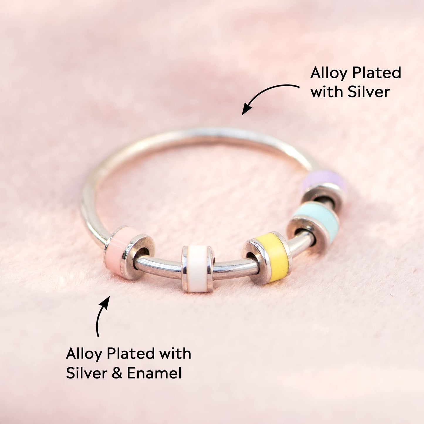 STORYJEWELLERY Daughter Ring | Fidget Spinner Ring for Women – Thoughtful Gift for Daughters