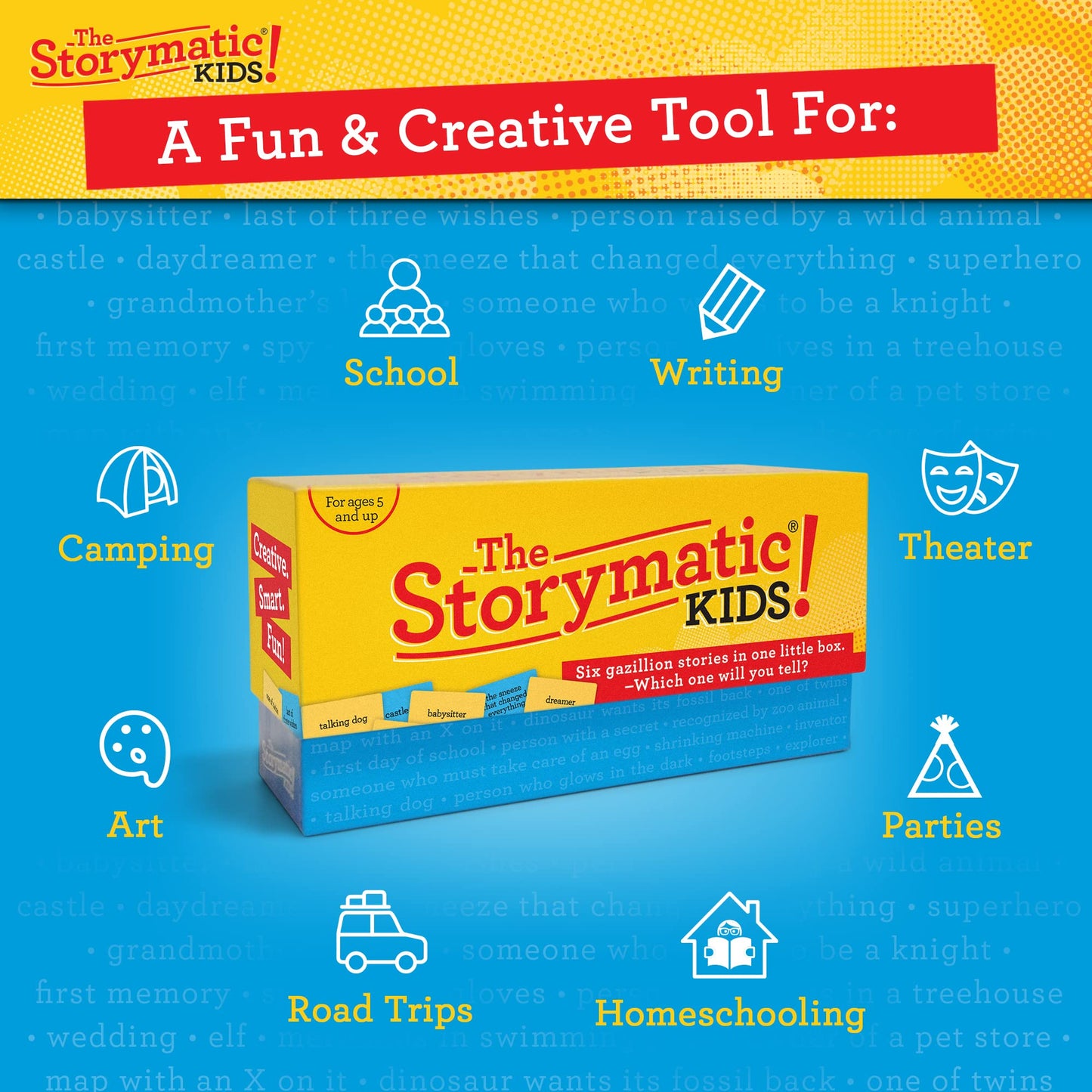 Storymatic Kids – Writing Prompts for Young Writers | Storytelling Games for Class & Home