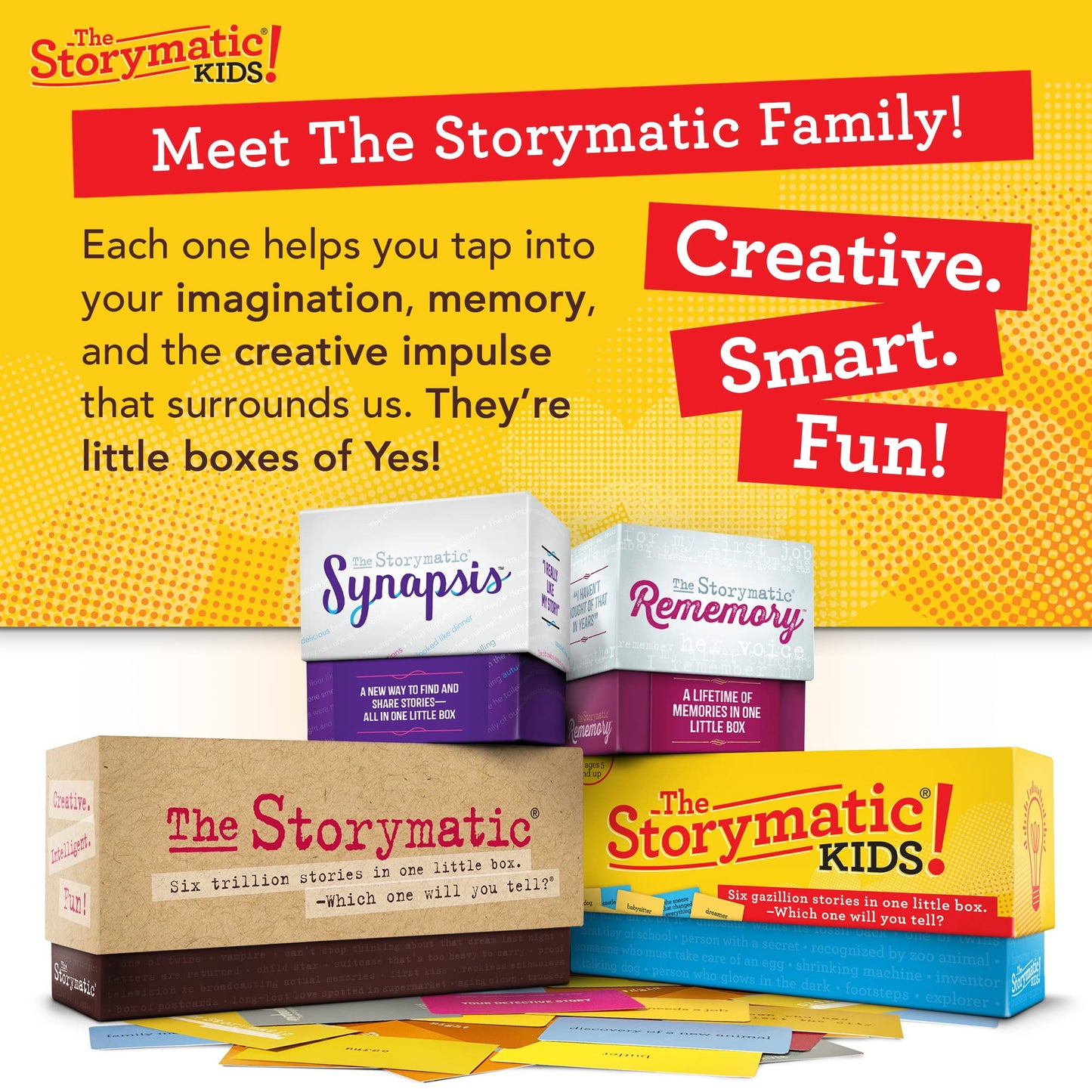 Storymatic Kids – Writing Prompts for Young Writers | Storytelling Games for Class & Home