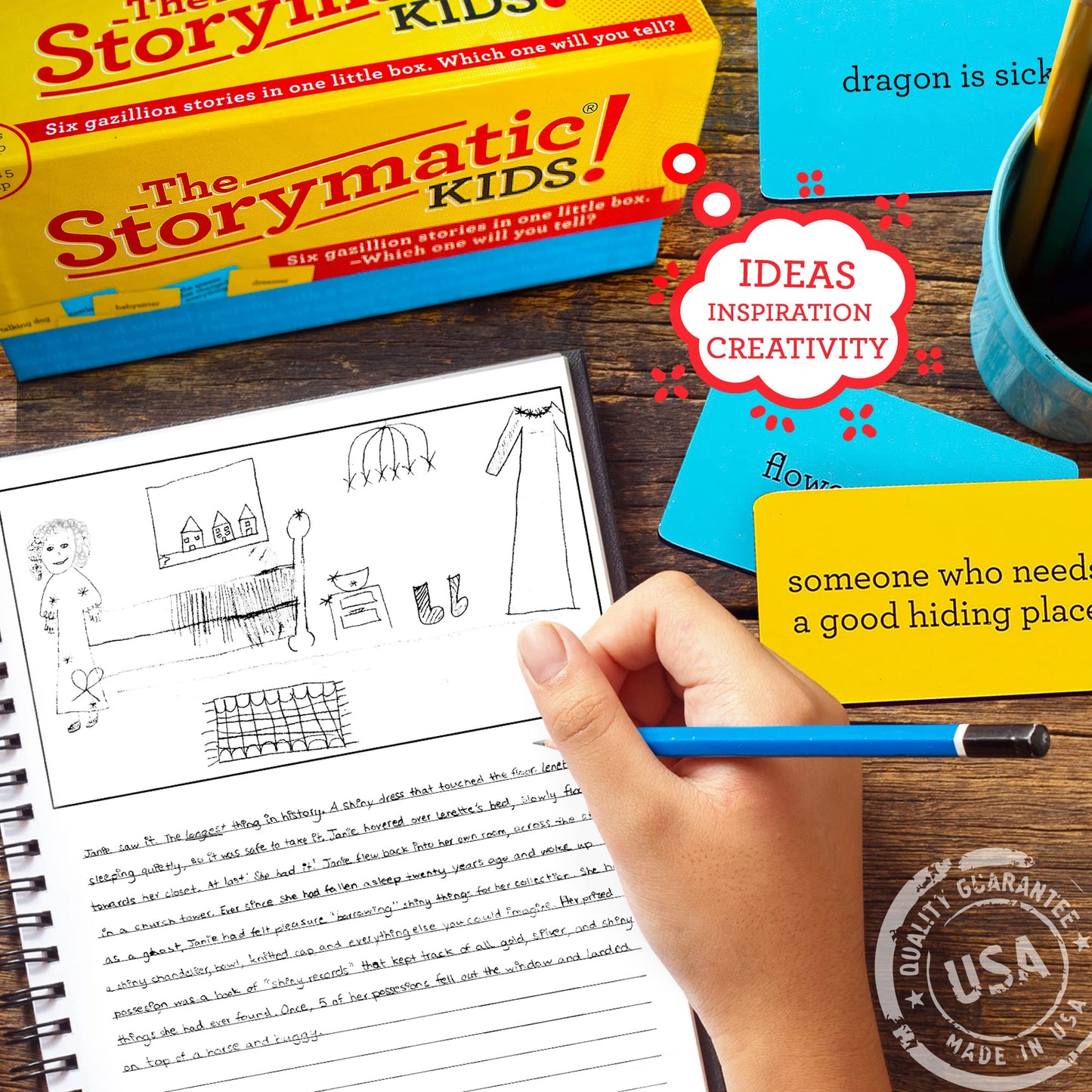 Storymatic Kids – Writing Prompts for Young Writers | Storytelling Games for Class & Home