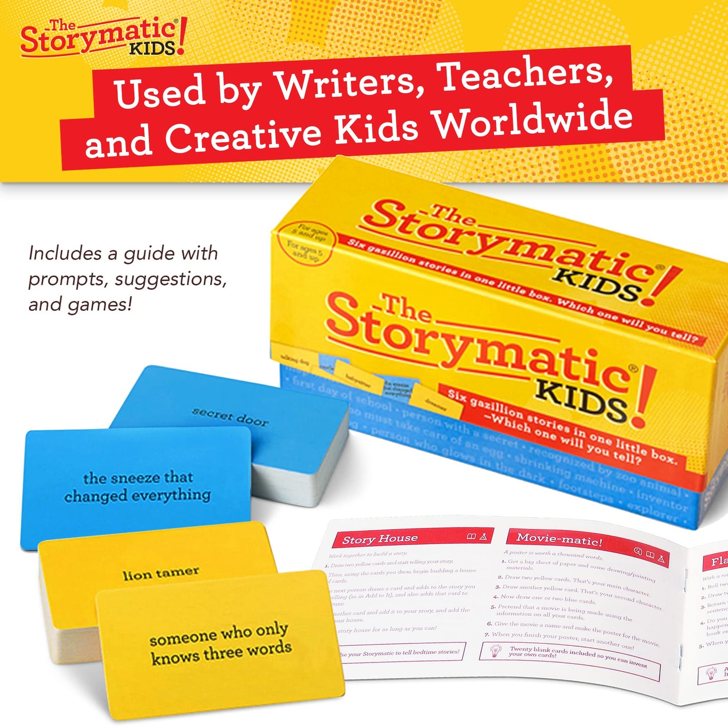 Storymatic Kids – Writing Prompts for Young Writers | Storytelling Games for Class & Home