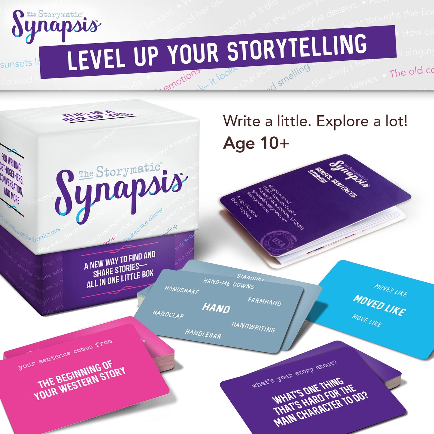 Storymatic Synapsis: Creative Writing Prompts for Adults and Young Writers