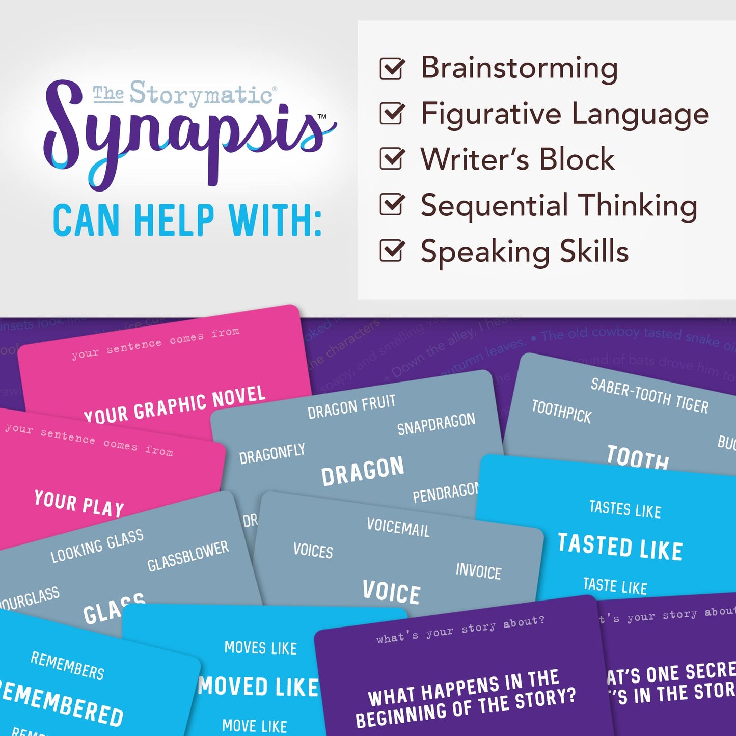 Storymatic Synapsis: Creative Writing Prompts for Adults and Young Writers