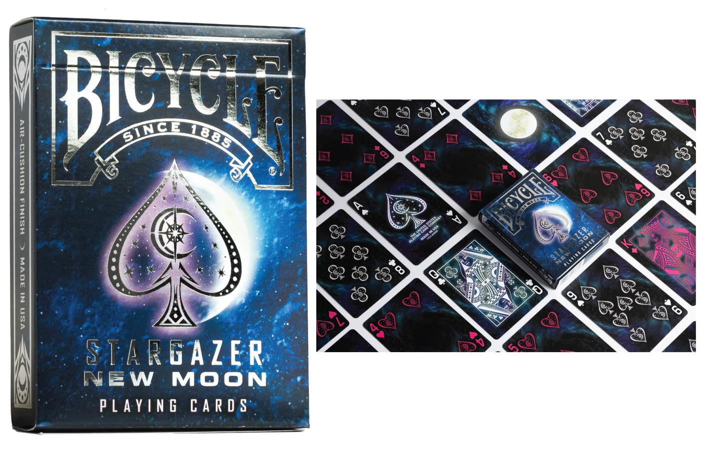 Straight Poker Supplies | Bicycle Stargazer 6-Deck Collector's Bundle (New Moon, Observatory, Nebula & More)