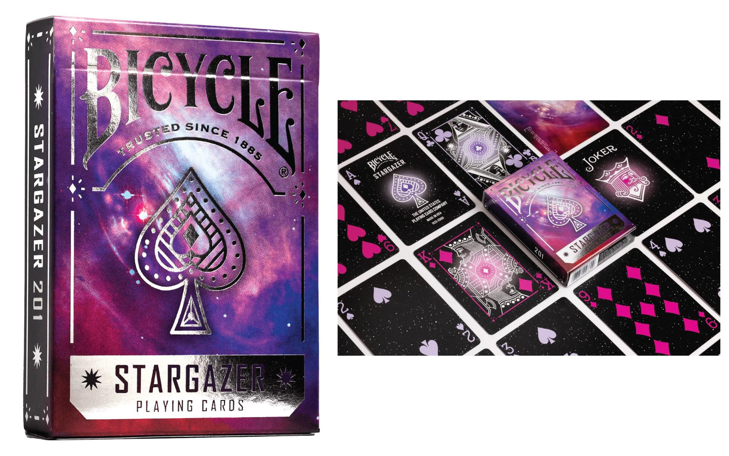 Straight Poker Supplies | Bicycle Stargazer 6-Deck Collector's Bundle (New Moon, Observatory, Nebula & More)