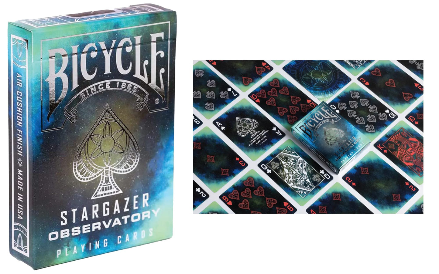 Straight Poker Supplies | Bicycle Stargazer 6-Deck Collector's Bundle (New Moon, Observatory, Nebula & More)