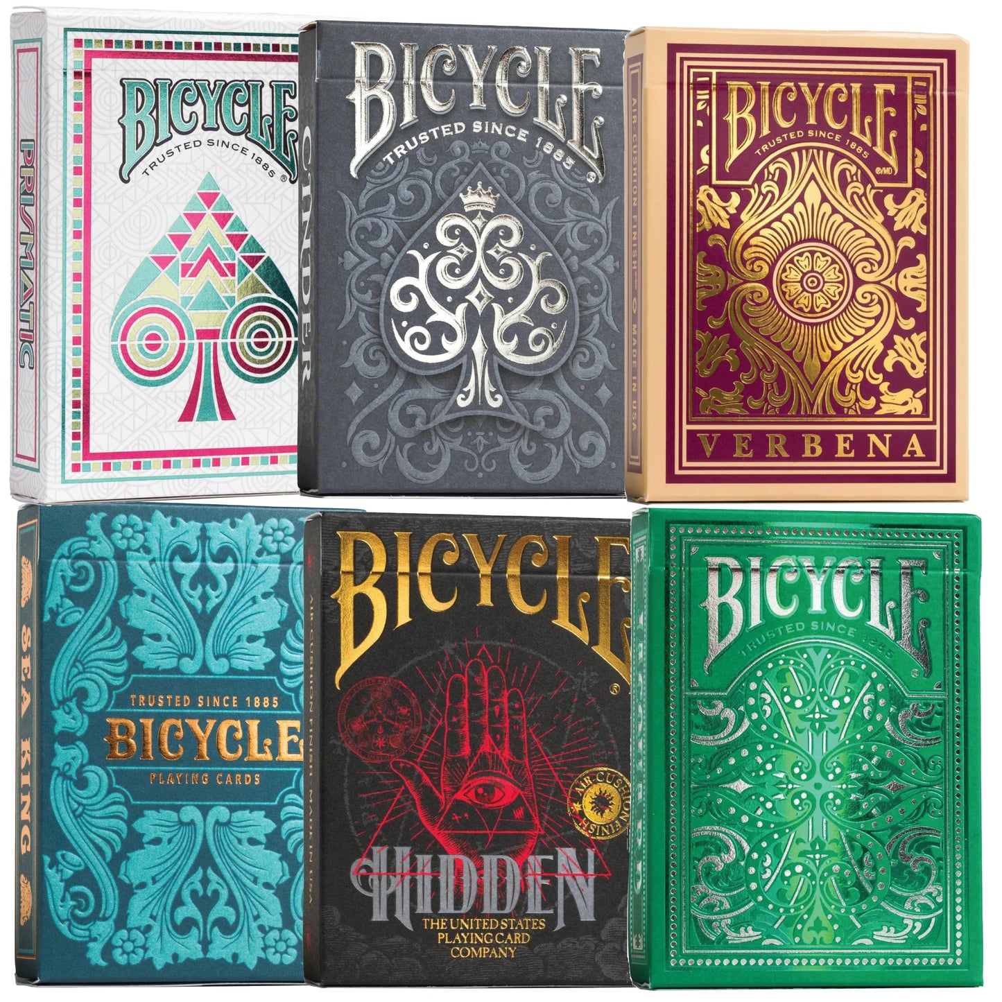 Straight Poker Supplies – Bicycle Collector’s Edition: 6-Deck Bundle