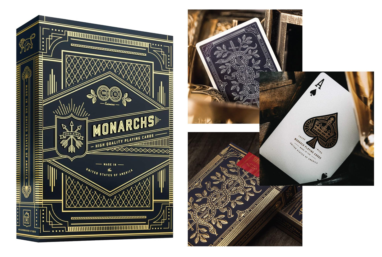 Theory11 Ultimate Collector’s 6-Deck Bundle | High Victorian Red/Green, Monarchs Purple/Blue, Provision, Citizens | Straight Poker Supplies