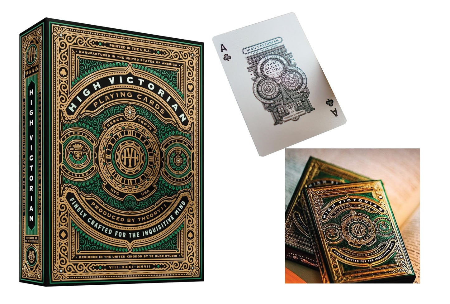 Theory11 Ultimate Collector’s 6-Deck Bundle | High Victorian Red/Green, Monarchs Purple/Blue, Provision, Citizens | Straight Poker Supplies