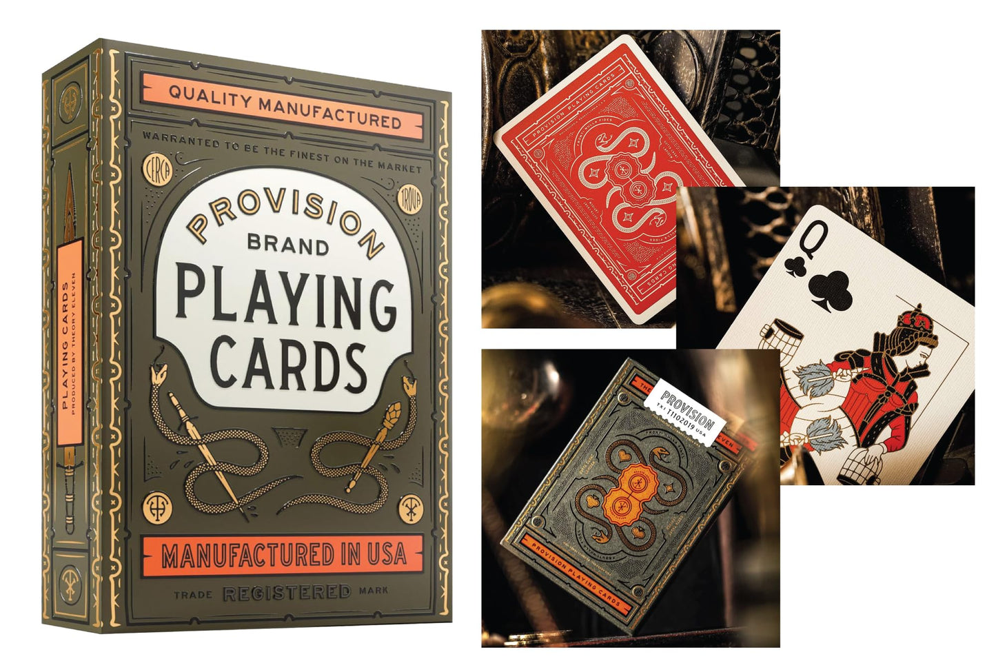 Theory11 Ultimate Collector’s 6-Deck Bundle | High Victorian Red/Green, Monarchs Purple/Blue, Provision, Citizens | Straight Poker Supplies
