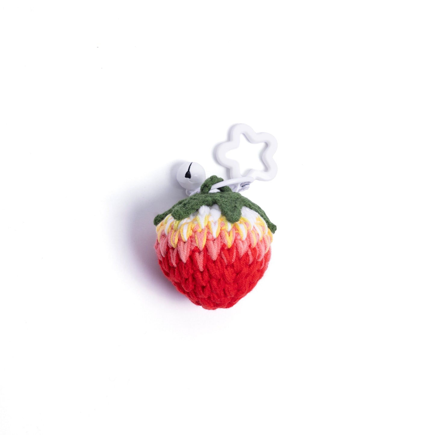 Crochet Strawberry Bag Charm – Adorably Juicy Summer Accessory