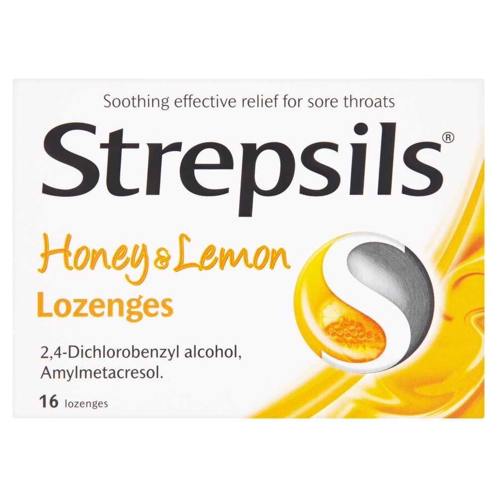 Strepsils Honey & Lemon Lozenges 12 Lozenges