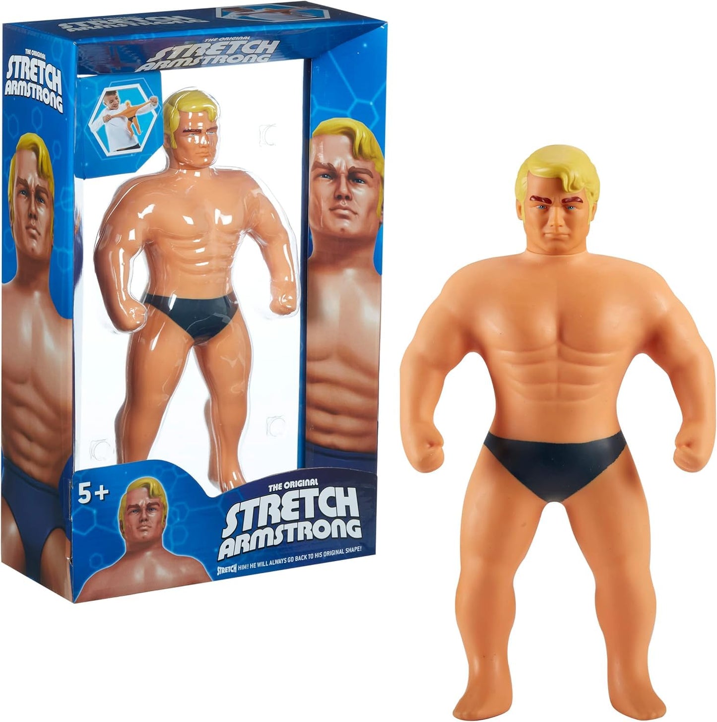 STRETCH ARMSTRONG Original Giant Stretch Toy - Stretchable Action Figure (1 ct)