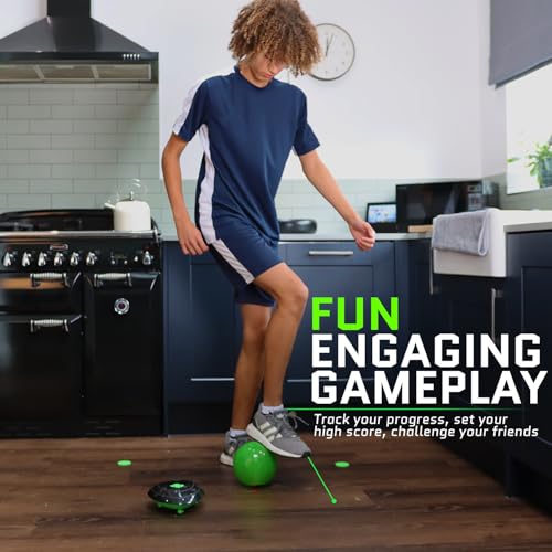 Strikesphere Soccer Bot – Indoor Soccer Trainer with Score Tracker, 3 Speed Modes & Smart Discs