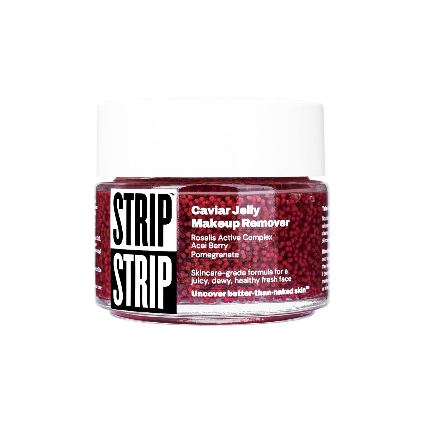 STRIP MAKEUP Caviar Jelly Makeup Remover – Prebiotic Rosaliss Complex, Acai & Pomegranate