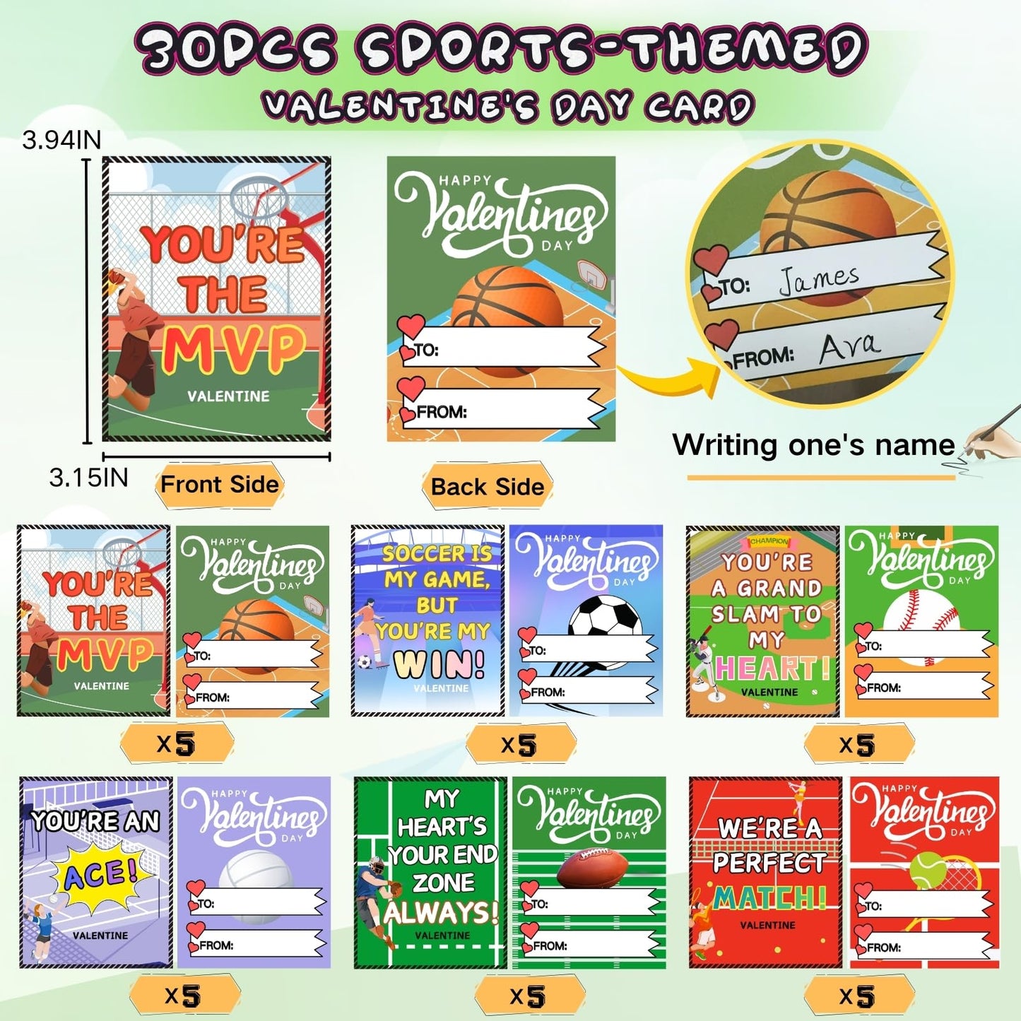 Strolfay 30-Pack Sports Valentines Gifts for Boys – Cards, Keychains & Bracelets